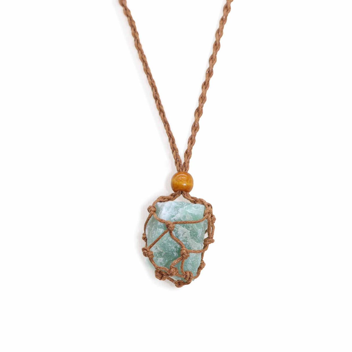 Gemstone Necklace Cord - Brown - SHAMTAM.COM