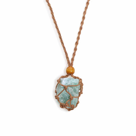 Gemstone Necklace Cord - Brown - SHAMTAM.COM