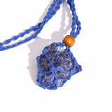 Gemstone Necklace Cord - Navy - SHAMTAM.COM