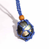 Gemstone Necklace Cord - Navy - SHAMTAM.COM