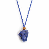 Gemstone Necklace Cord - Navy - SHAMTAM.COM