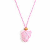 Gemstone Necklace Cord - Pink - SHAMTAM.COM