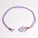 Gemstone Necklace Cord - Purple - SHAMTAM.COM