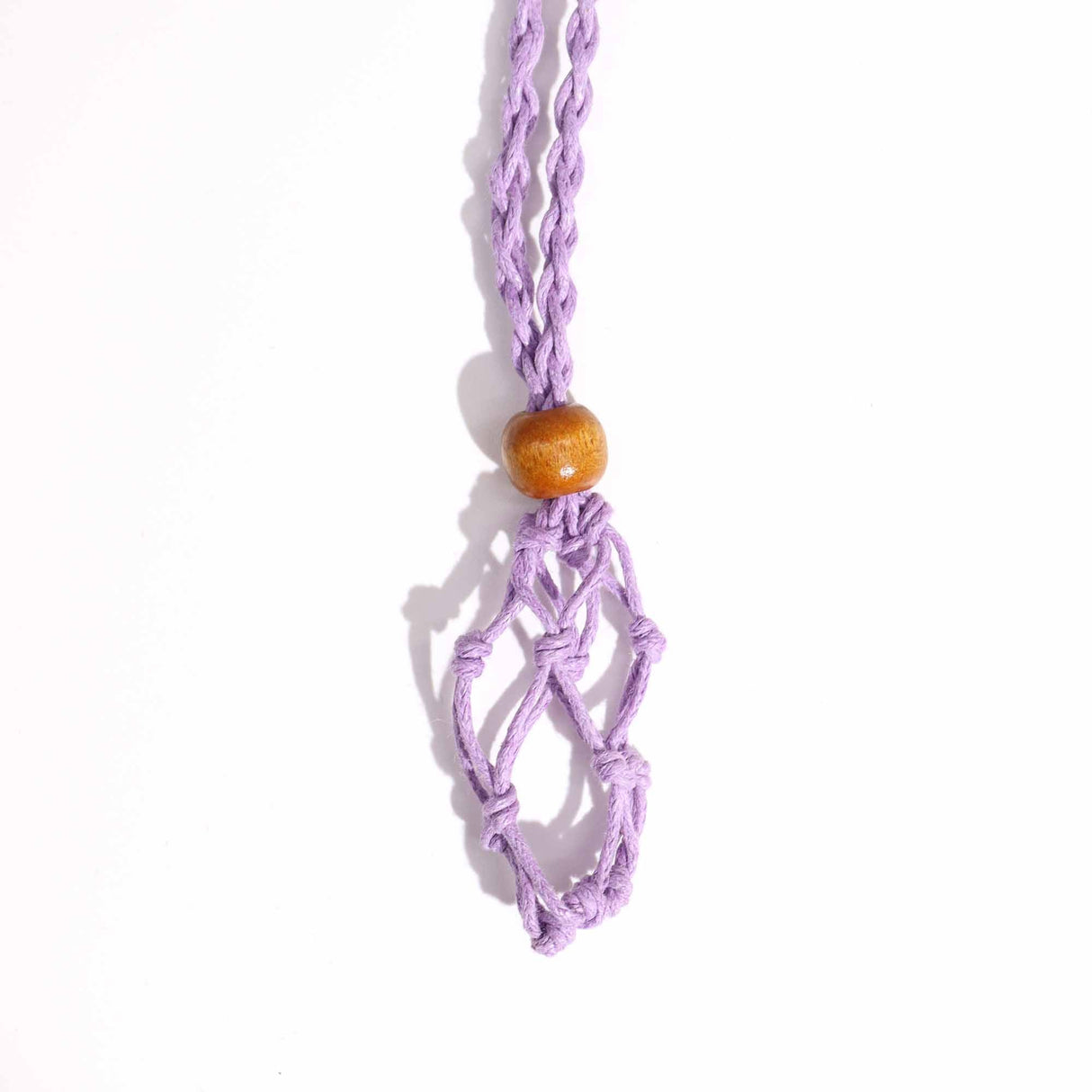 Gemstone Necklace Cord - Purple - SHAMTAM.COM