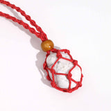 Gemstone Necklace Cord - Red - SHAMTAM.COM