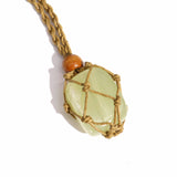 Gemstone Necklace Cord - Sand - SHAMTAM.COM