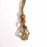 Gemstone Necklace Cord - Sand - SHAMTAM.COM