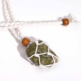 Gemstone Necklace Cord - White - SHAMTAM.COM