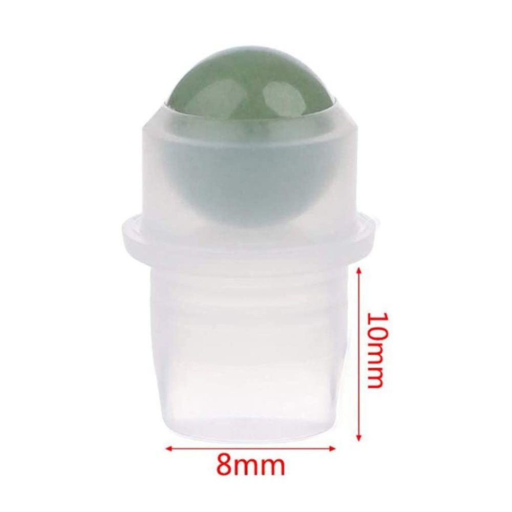 Gemstone Roller Tip for 5ml Bottle - Aventurine - SHAMTAM.COM