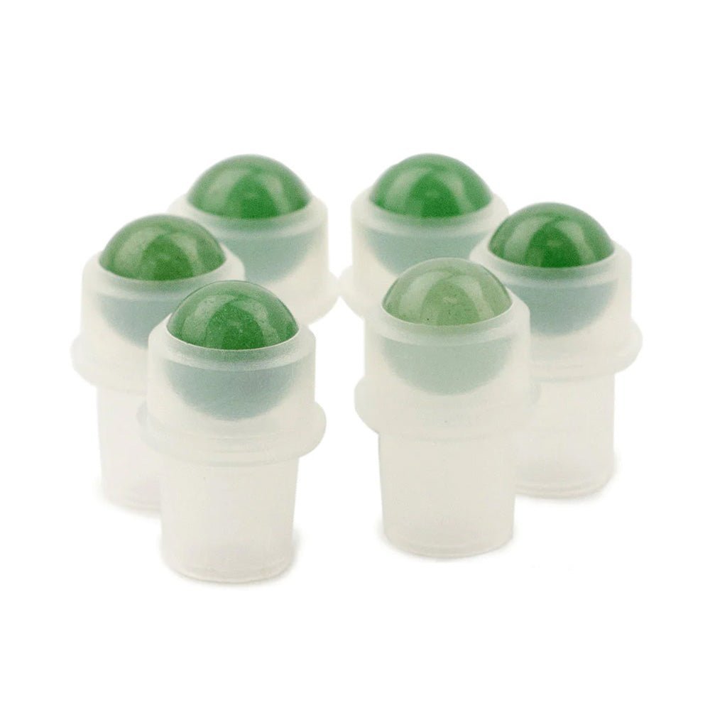 Gemstone Roller Tip for 5ml Bottle - Aventurine - SHAMTAM.COM