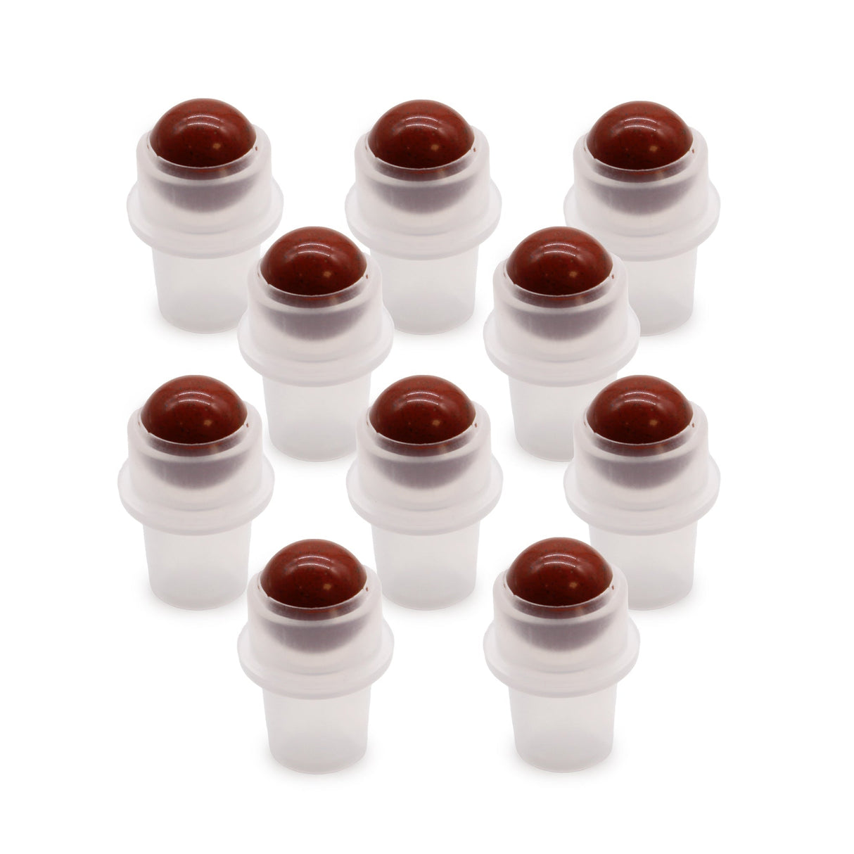 Gemstone Roller Tip for 5ml Bottle - Red Jasper - SHAMTAM.COM