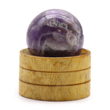 Gemstone Sphere 40mm - African Amethyst with Stand - SHAMTAM.COM