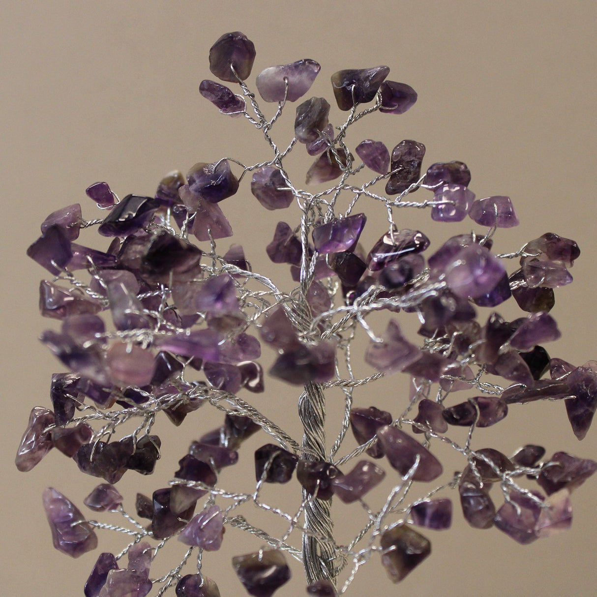 Crystal Tree Amethyst with Orgonite Base - 160 Gemstones - SHAMTAM.COM