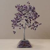 Crystal Tree Amethyst with Orgonite Base - 320 Gemstones - SHAMTAM.COM