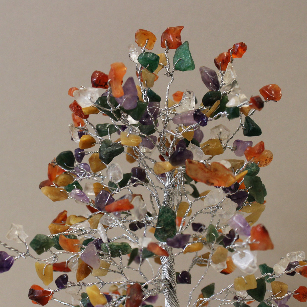 Crystal Tree with Orgonite Base - 320 Gemstones - SHAMTAM.COM