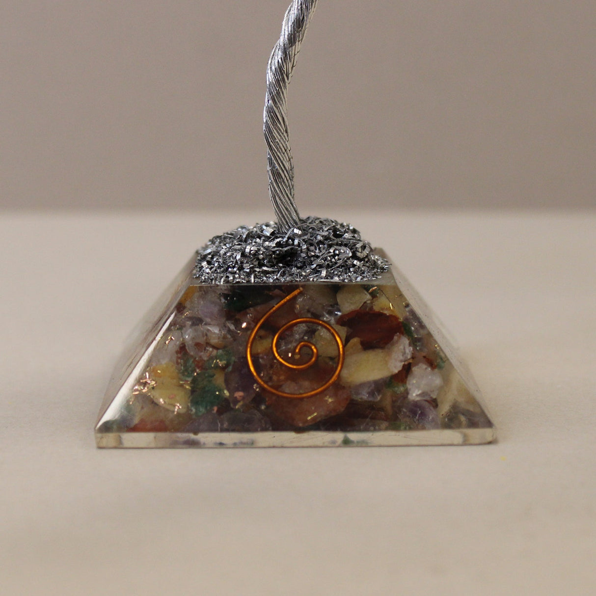 Crystal Tree with Orgonite Base - 80 Gemstones - SHAMTAM.COM