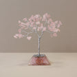 Crystal Tree Rose Quartz with Orgonite Base - 80 Gemstones - SHAMTAM.COM