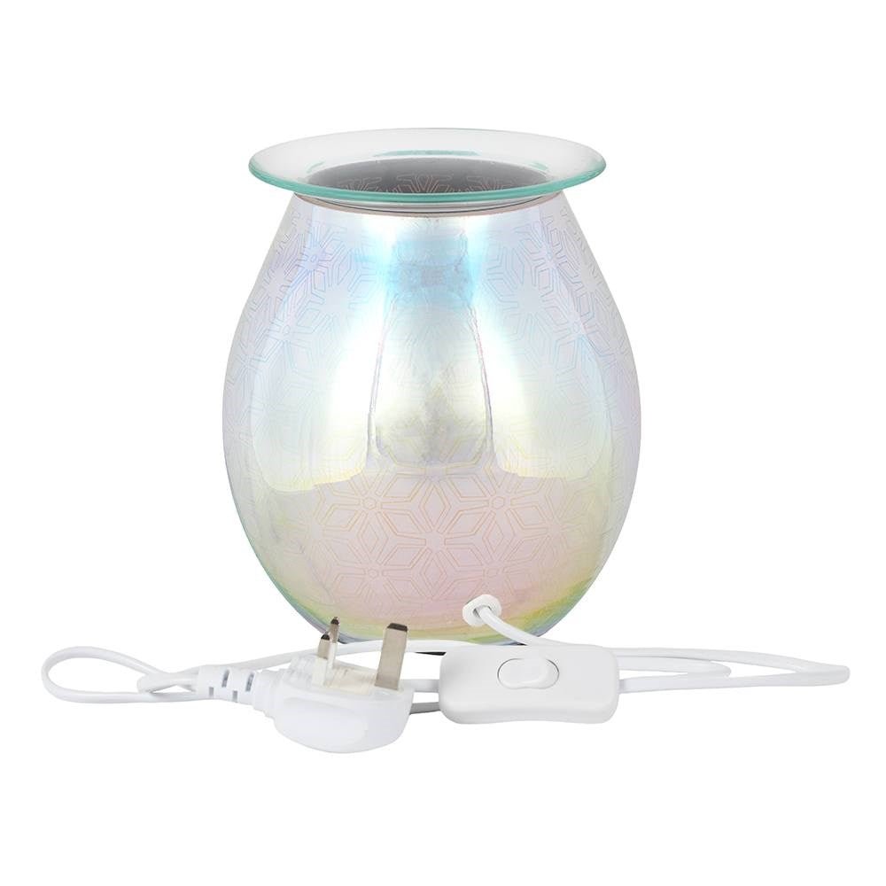 Electric Oil Burner Geometric Flower Light - up - SHAMTAM.COM