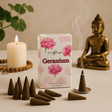 Geranium Incense Cones 15 Pack Stamford - SHAMTAM.COM