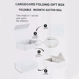 Flat Pack Gift Box - Medium Square (20x18.2x8cm) - Red - SHAMTAM.COM