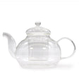 Glass Infuser Teapot - Round Pearl - 800ml - SHAMTAM.COM