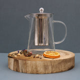 Glass Infuser Teapot - Tower Shape - 750ml - SHAMTAM.COM