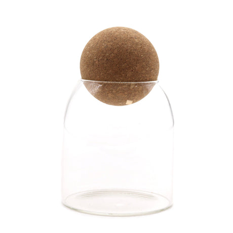 Cottage Cork - Ball Glass Jar - Clear - 10cm - SHAMTAM.COM