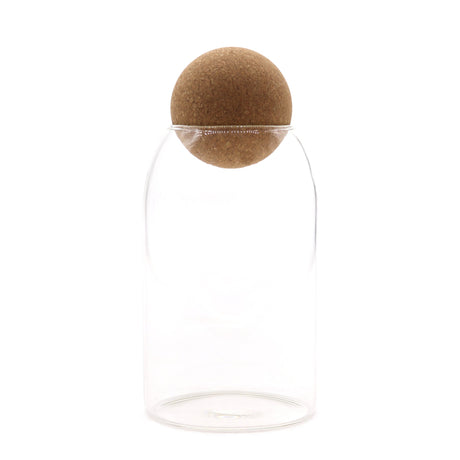 Cottage Cork - Ball Glass Jar - Clear - 15cm - SHAMTAM.COM
