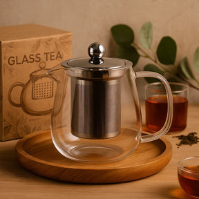 Glass Teapot With Infuser 550ml - SHAMTAM.COM