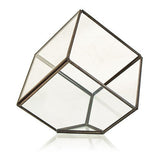 Glass Terrarium - Cube on Corner - SHAMTAM.COM