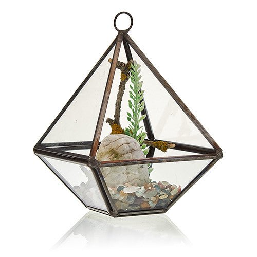 Glass Terrarium - Small Diamond - SHAMTAM.COM