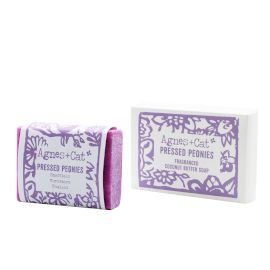 Glycerin Soap Bar Pressed Peonies Handmade 140g - SHAMTAM.COM