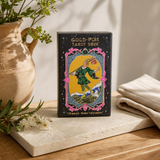 Gold Foil Tarot Card Set - with booklet — styled in a warm, naturally lit interior