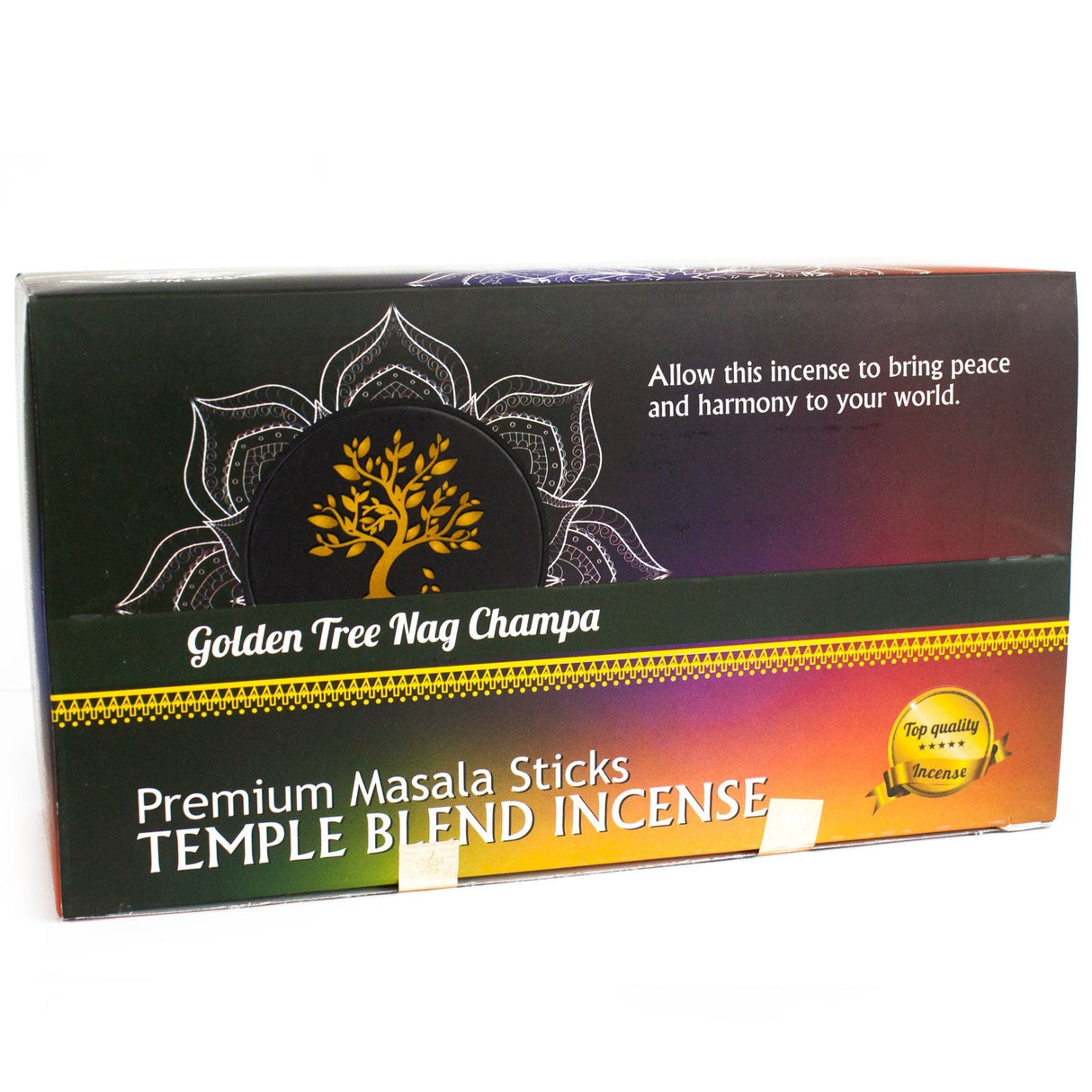 Golden Tree Nag Champa Incense - Temple Blend - SHAMTAM.COM