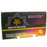 Golden Tree Nag Champa Incense - Temple Blend - SHAMTAM.COM