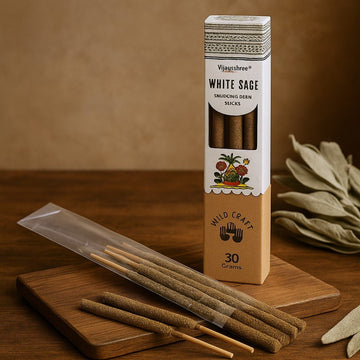 Golden White Sage Resin Incense Sticks 30g