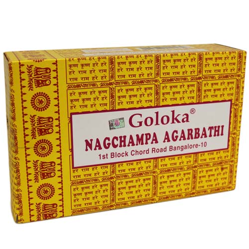 Goloka Nagchampa Incense Sticks 16g - SHAMTAM.COM