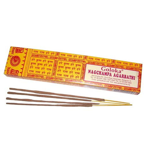 Goloka Nagchampa Incense Sticks 16g - SHAMTAM.COM