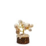 Handcrafted Gomati Chakra Stone Tree with Rudraksha Beads – 15 Sacred Stones for Spiritual Growth and Home Décor - SHAMTAM.COM