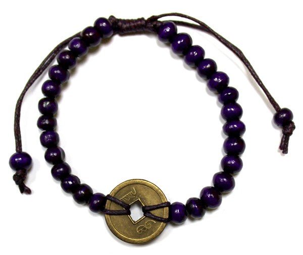 Good Luck Feng - Shui Bracelets - Purple - SHAMTAM.COM