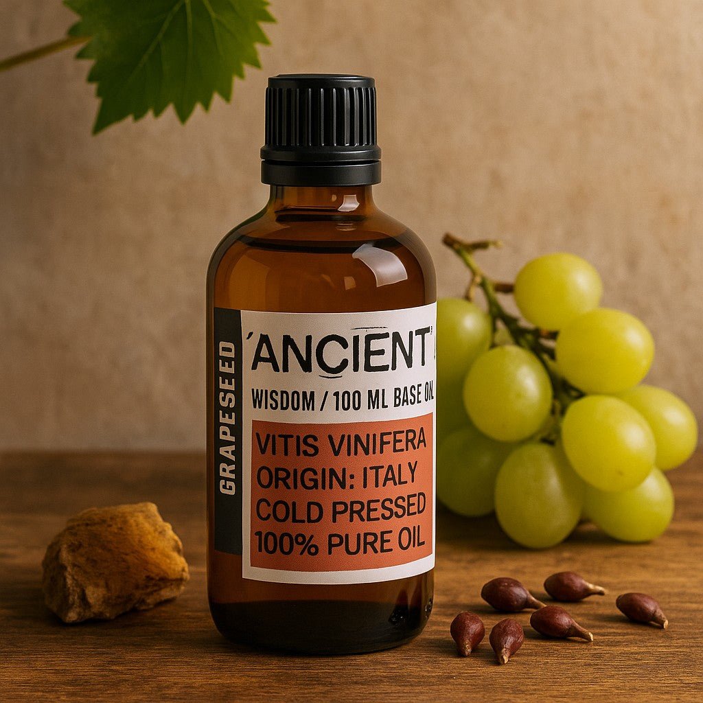 Grapeseed Carrier Oil, Cold Pressed 100ml - SHAMTAM.COM