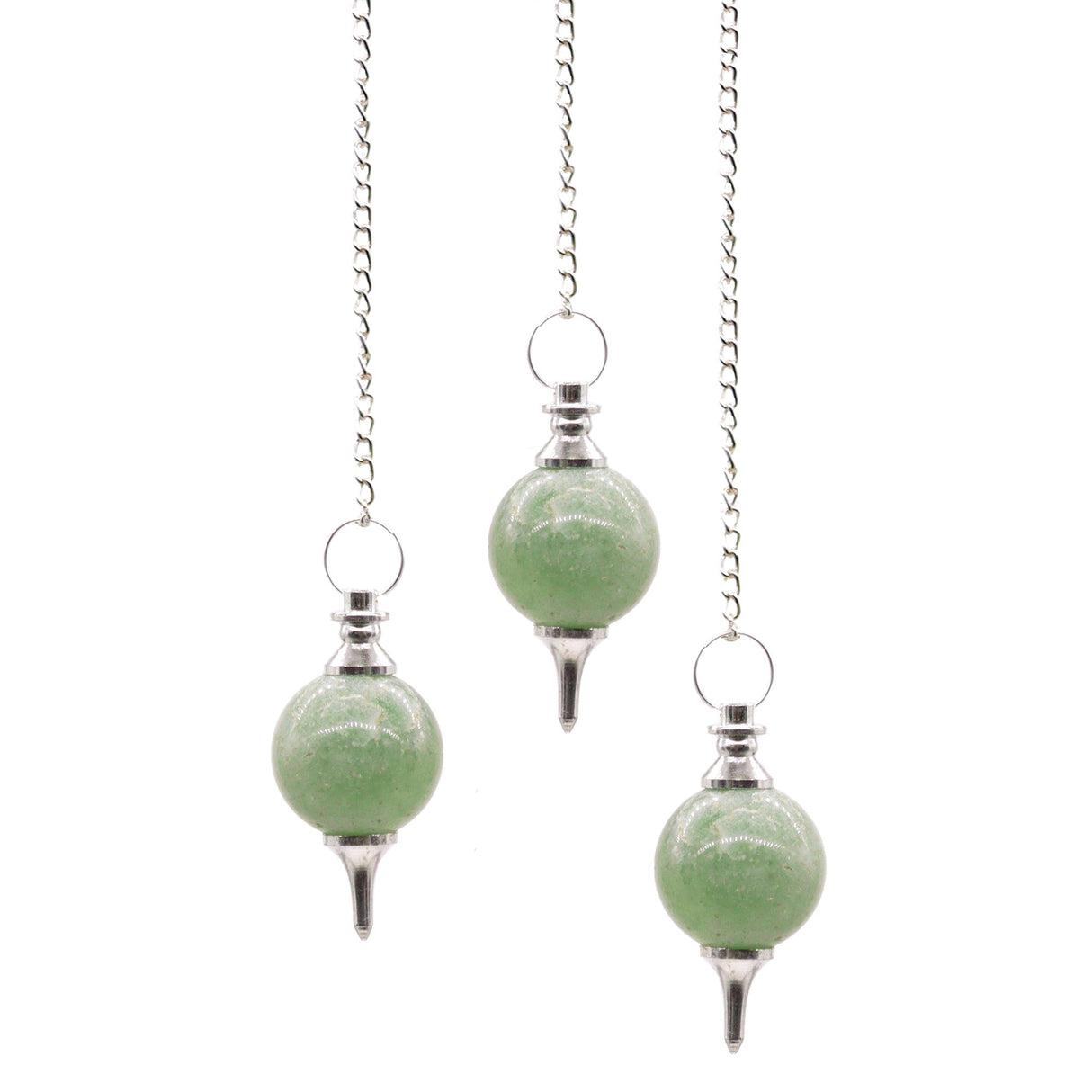 Green Aventurine Sphere Pendulum - SHAMTAM.COM