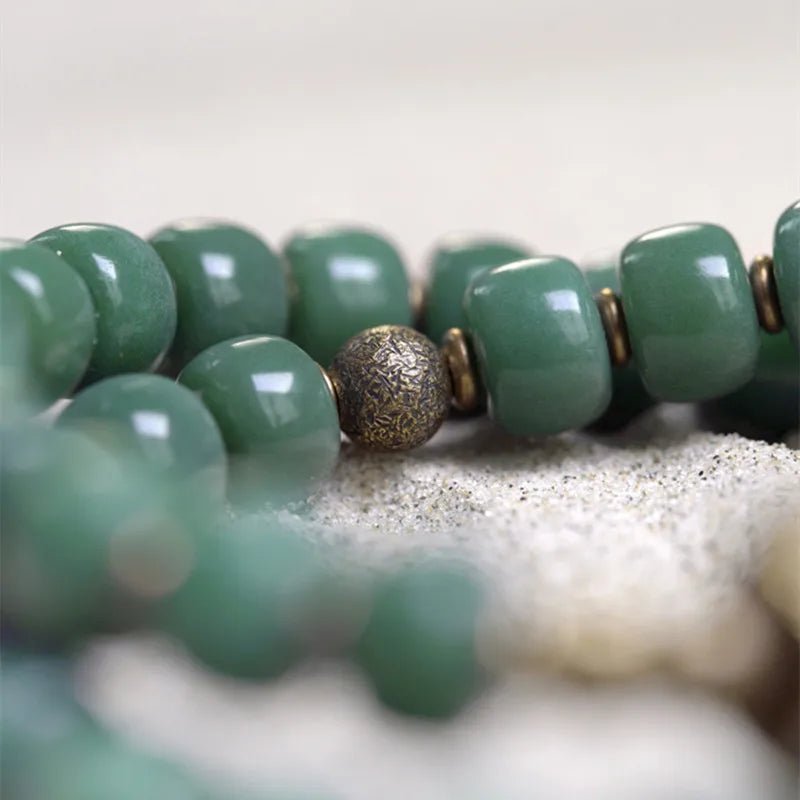 Green Bodhi Seed Bracelet - SHAMTAM
