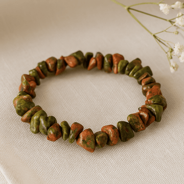 Grøn Jasper Stenflis Armbånd