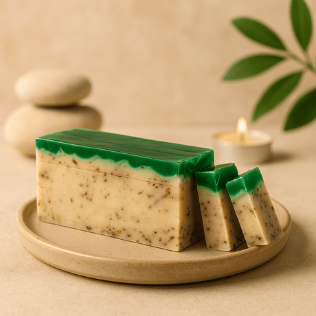 Green Tea Cold Process Soap Loaf - SHAMTAM.COM