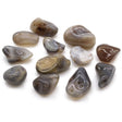 Grey Agate Tumbled Stones Botswana African Gemstones - SHAMTAM.COM