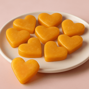 Guest Soap Hearts Orange And Warm Ginger 10-Pack
