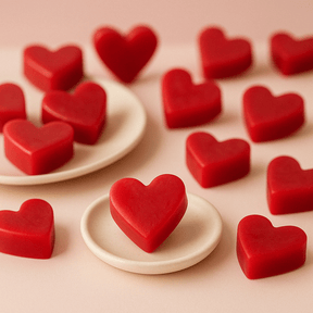 Heart Guest Soap - Raspberry (10 pcs) - SHAMTAM.COM