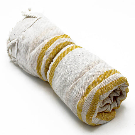 Hamman Spa Towel - Sunrise Yellow - 90x170cm - SHAMTAM.COM