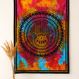 Hamsa Single Cotton Bedspread and Wall Hanging - SHAMTAM.COM
